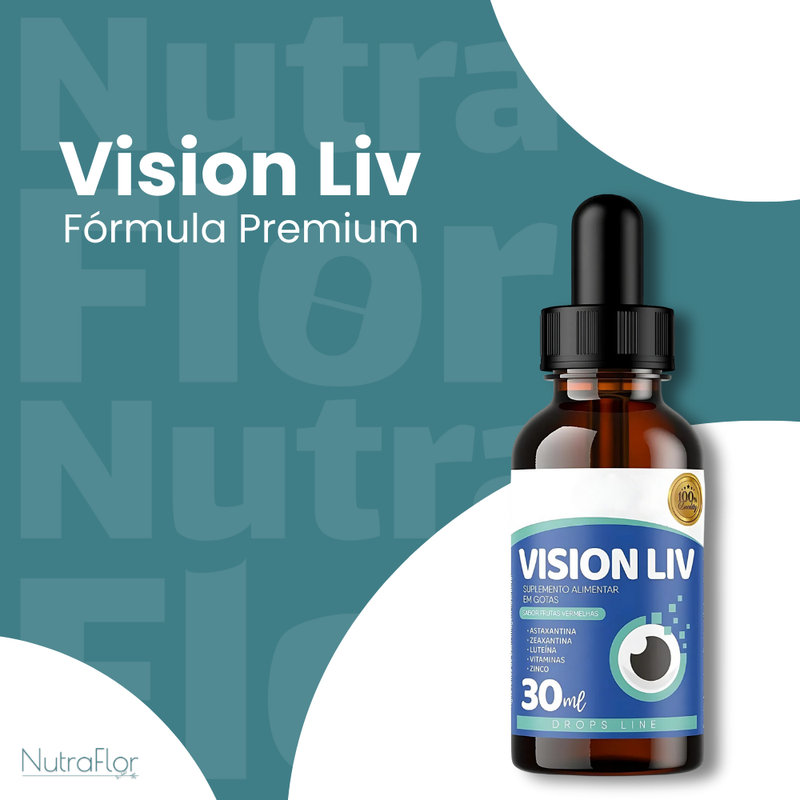 Vision Liv Original 30ml - Suplemento Natural - Promoção Exclusiva + Frete Grátis