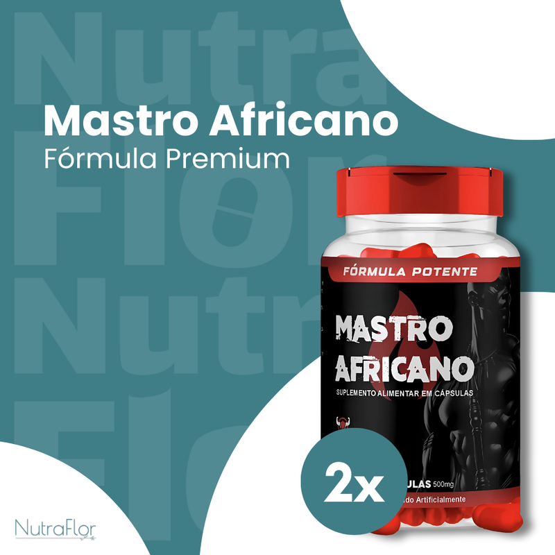 Mastro Africano Original 60cp - Suplemento Natural - Promoção Exclusiva + Frete Grátis
