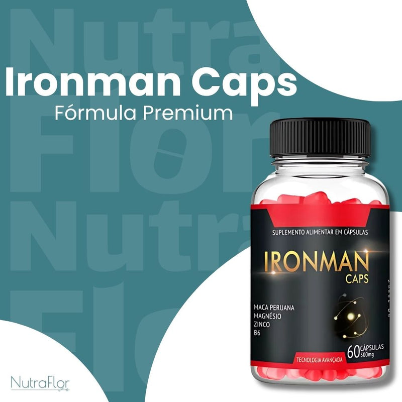 Ironman Caps Original 60cp - Suplemento Natural - Promoção Exclusiva + Frete Grátis