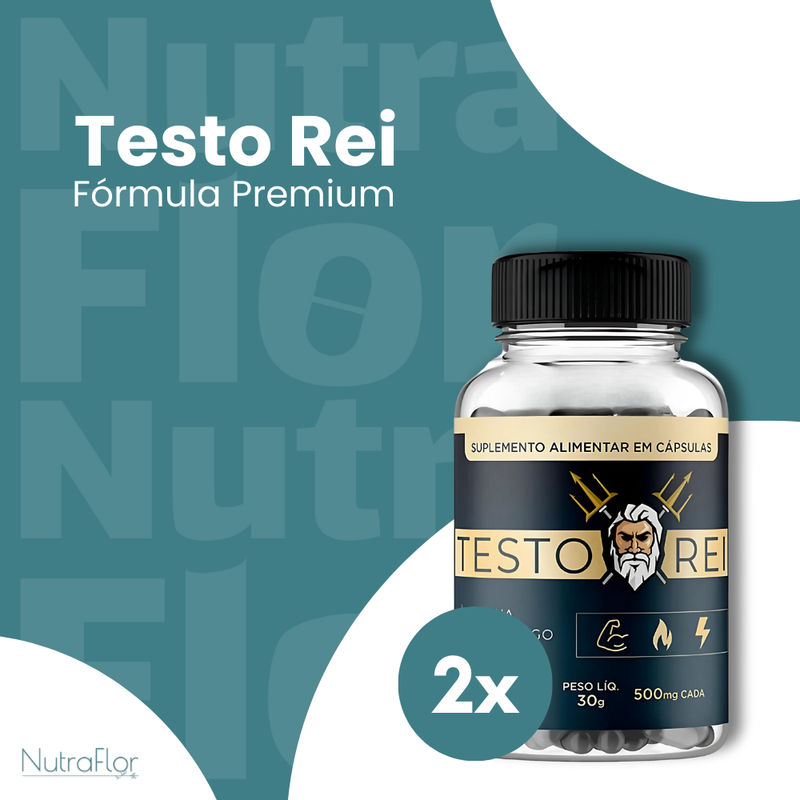 Testo Rei Original 60cp - Suplemento Natural - Promoção Exclusiva + Frete Grátis