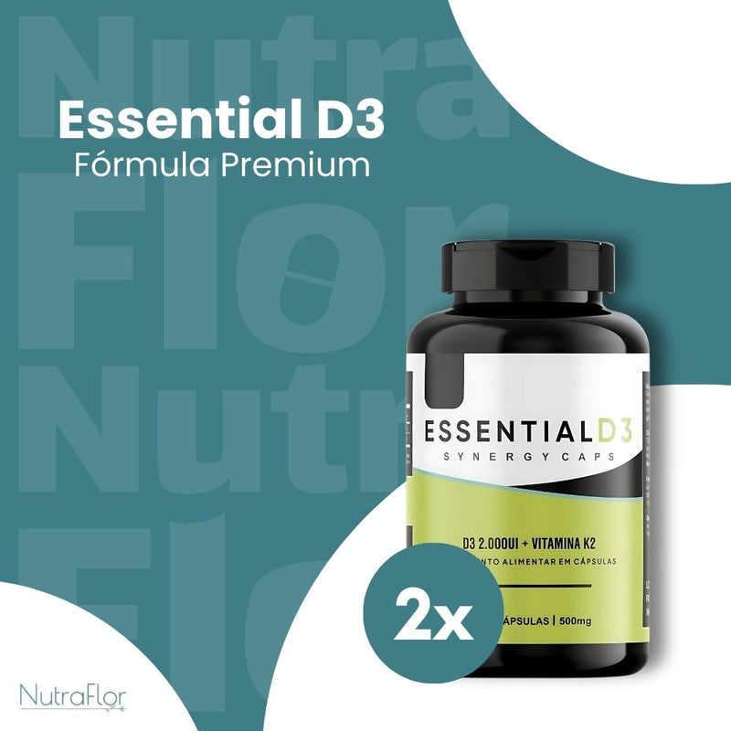 Essential D3 Original 30cp - Suplemento Natural - Promoção Exclusiva + Frete Grátis