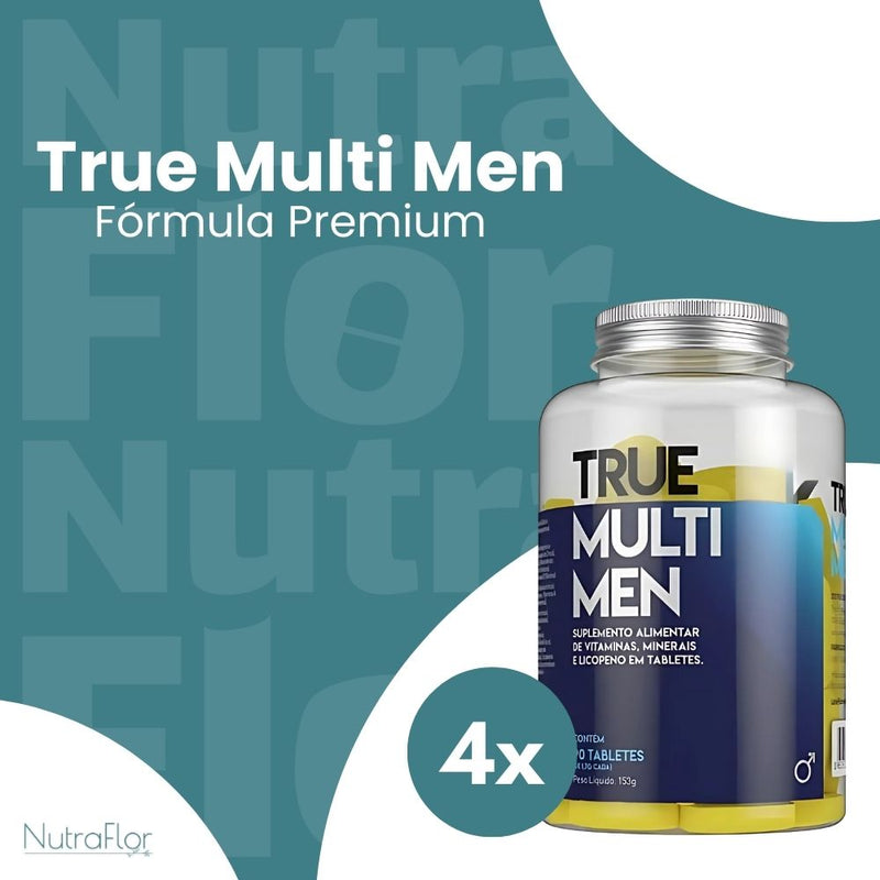 True Multi Men Original 90cp - Suplemento Natural - Promoção Exclusiva + Frete Grátis