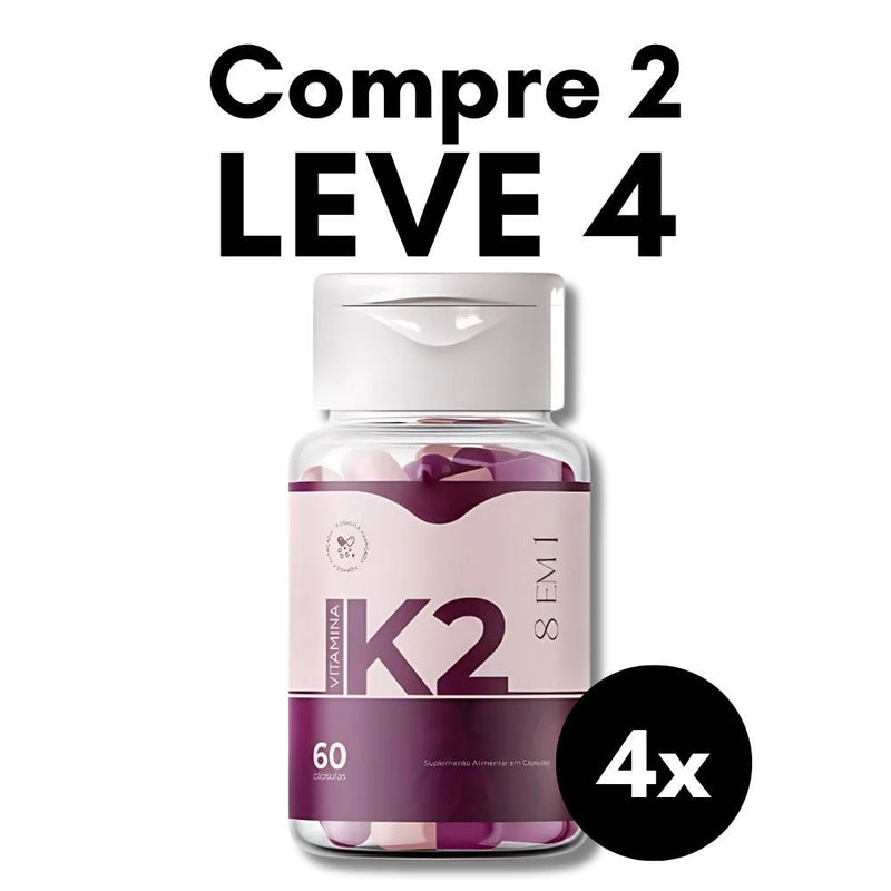 Vitamina K2 Original 60cp - Suplemento Natural - Promoção Exclusiva + Frete Grátis