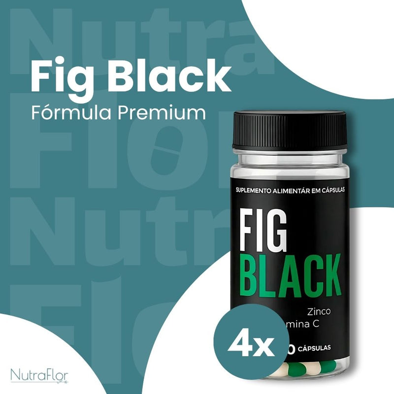 Fig Black Original 60cp - Suplemento Natural - Promoção Exclusiva + Frete Grátis