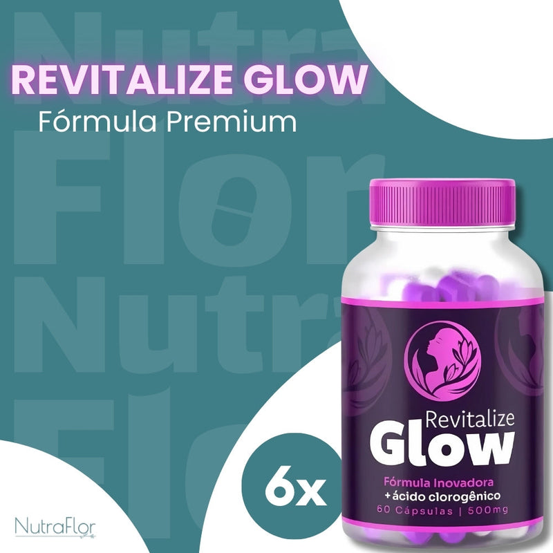 Revitalize Glow Original 60cp - Suplemento Natural - Promoção Exclusiva + Frete Grátis