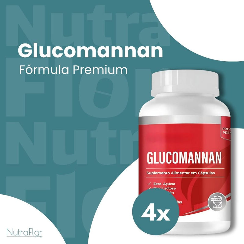 Glucomannan Original 60cp - Suplemento Natural - Promoção Exclusiva + Frete Grátis