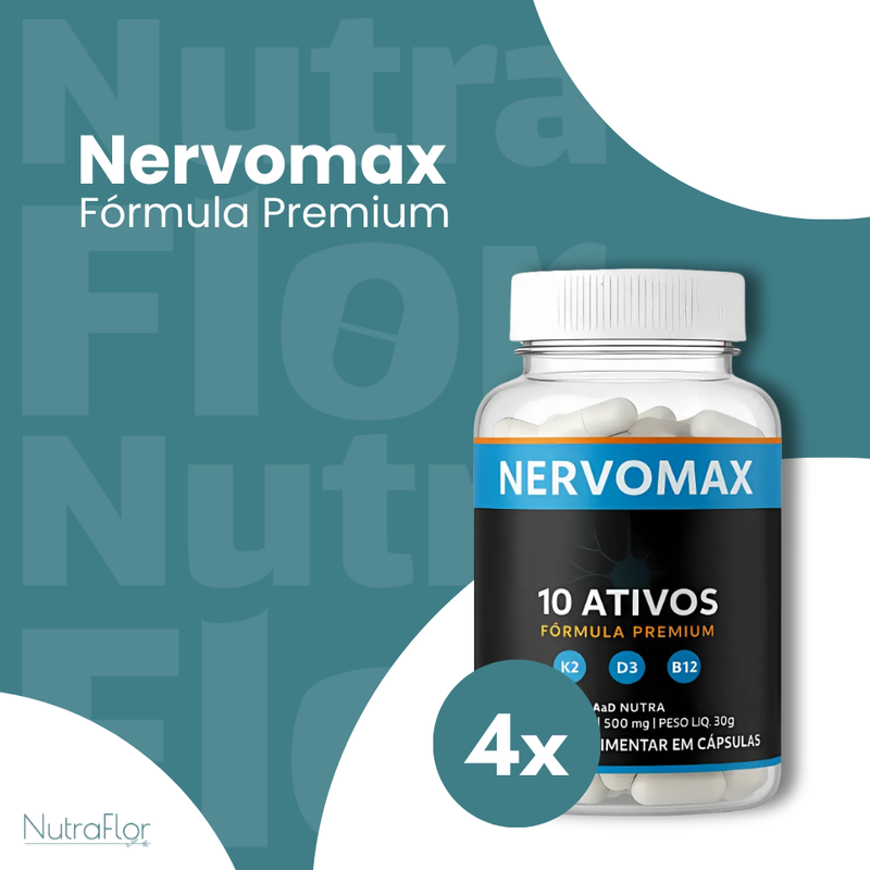Nervomax Original 60cp - Suplemento Natural - Promoção Exclusiva + Frete Grátis