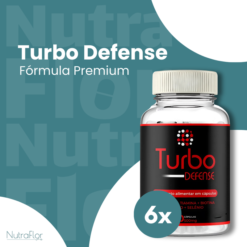 Turbo Defense Original 60cp - Suplemento Natural - Promoção Exclusiva + Frete Grátis