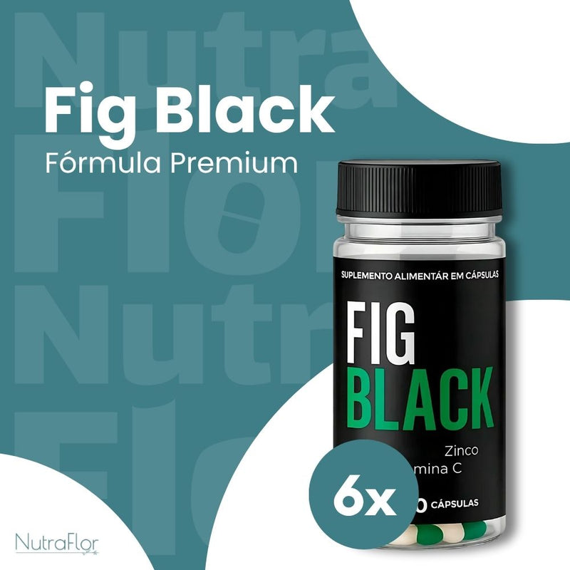 Fig Black Original 60cp - Suplemento Natural - Promoção Exclusiva + Frete Grátis
