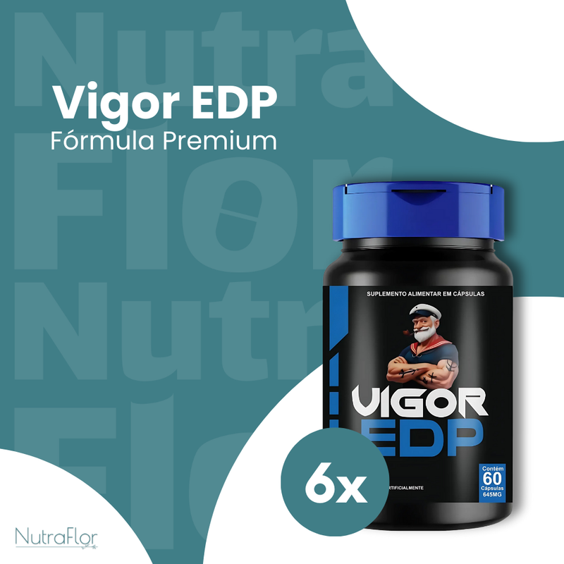 Vigor EDP Original 60cp - Suplemento Natural - Promoção Exclusiva + Frete Grátis