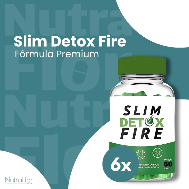 Slim Detox Fire Original 60cp - Suplemento Natural - Promoção Exclusiva + Frete Grátis