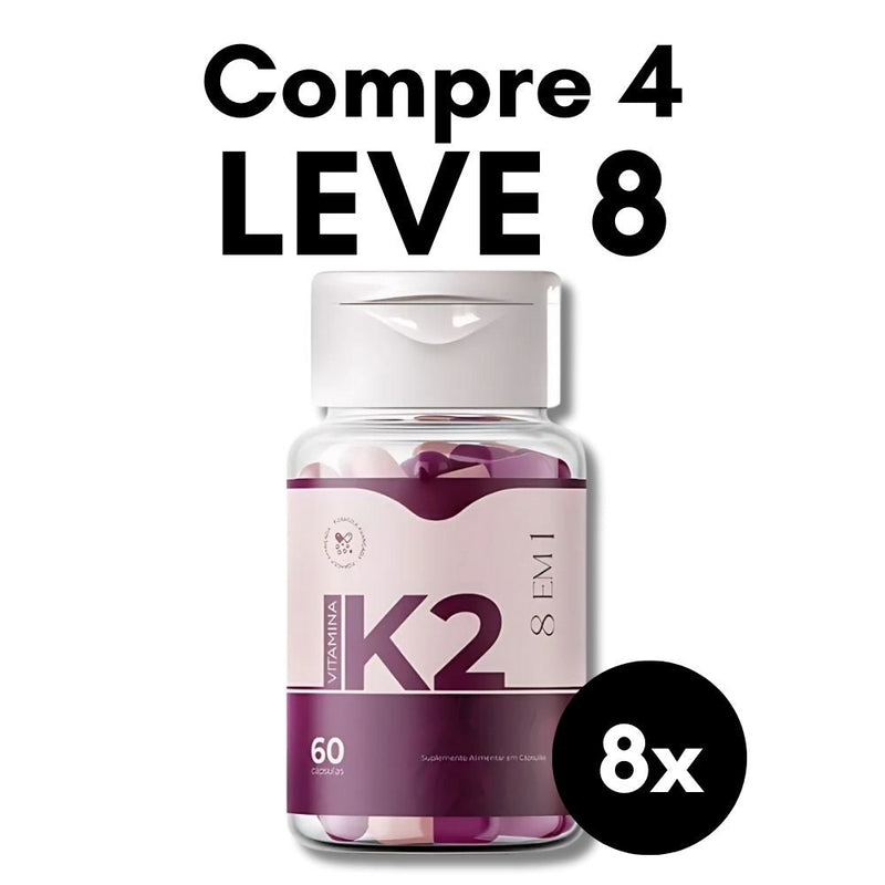 Vitamina K2 Original 60cp - Suplemento Natural - Promoção Exclusiva + Frete Grátis