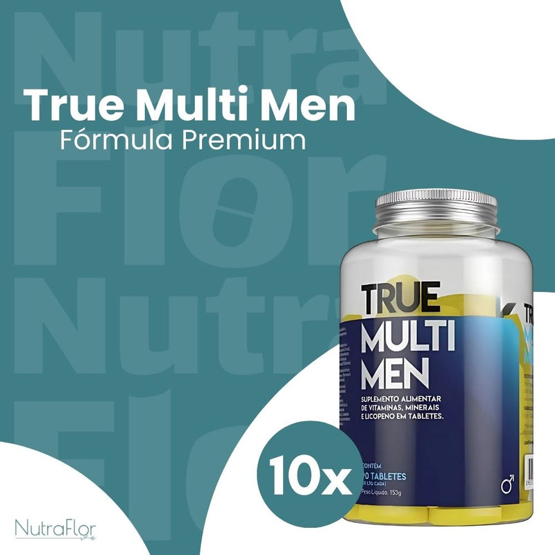 True Multi Men Original 90cp - Suplemento Natural - Promoção Exclusiva + Frete Grátis