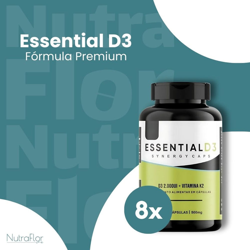 Essential D3 Original 30cp - Suplemento Natural - Promoção Exclusiva + Frete Grátis