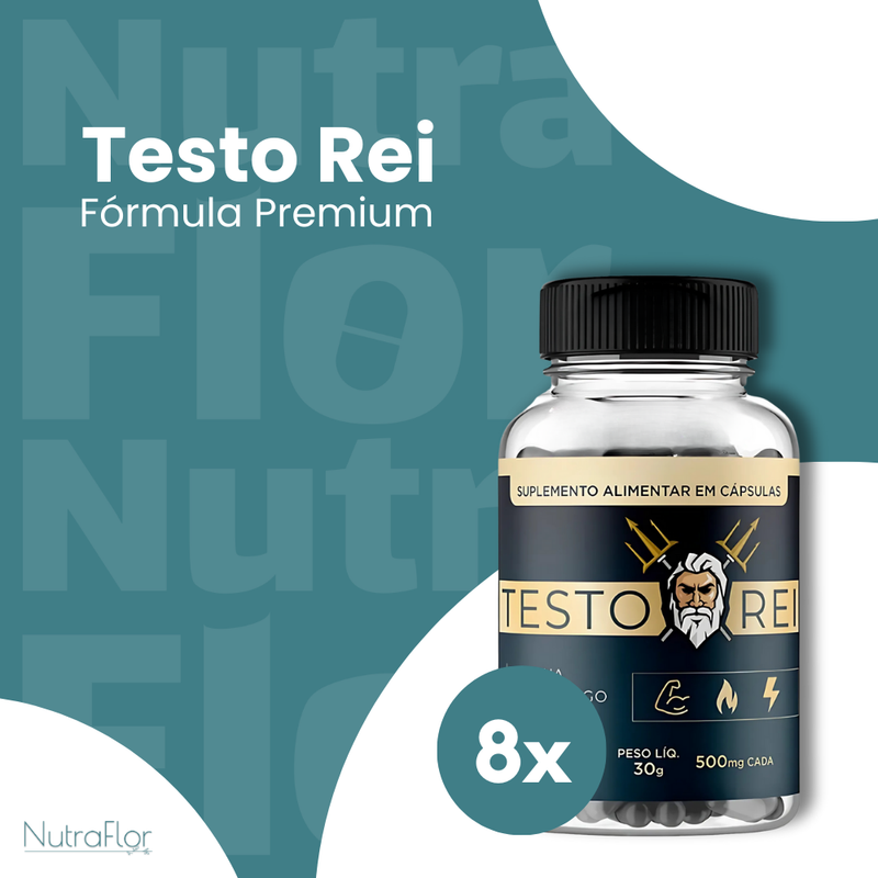 Testo Rei Original 60cp - Suplemento Natural - Promoção Exclusiva + Frete Grátis