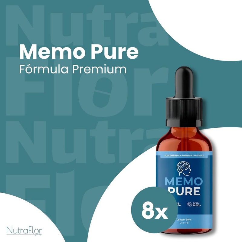 Memo Pure Original 30ml - Suplemento Natural - Promoção Exclusiva + Frete Grátis