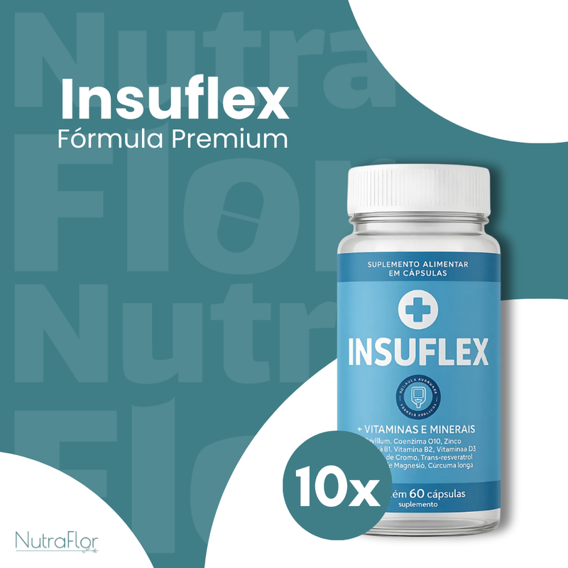 Insuflex Original 60cp - Suplemento Natural - Promoção Exclusiva + Frete Grátis