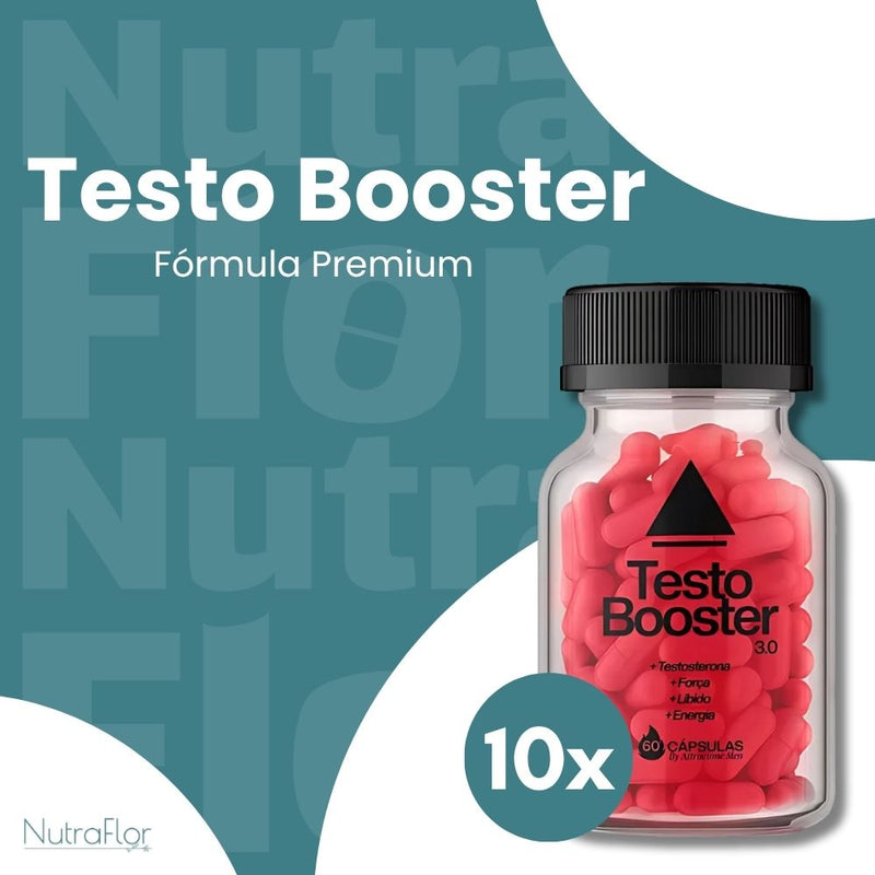 Testo Booster Original 60cp - Suplemento Natural - Promoção Exclusiva + Frete Grátis
