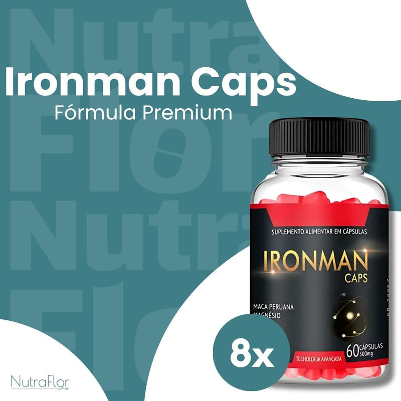 Ironman Caps Original 60cp - Suplemento Natural - Promoção Exclusiva + Frete Grátis