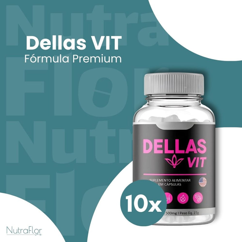 Dellas VIT Original 60cp - Suplemento Natural - Promoção Exclusiva + Frete Grátis