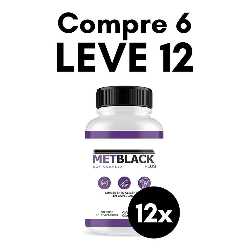 Met Black Original 60cp - Suplemento Natural - Promoção Exclusiva + Frete Grátis