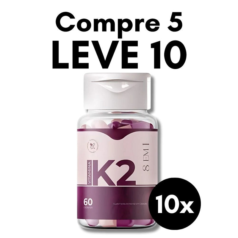 Vitamina K2 Original 60cp - Suplemento Natural - Promoção Exclusiva + Frete Grátis