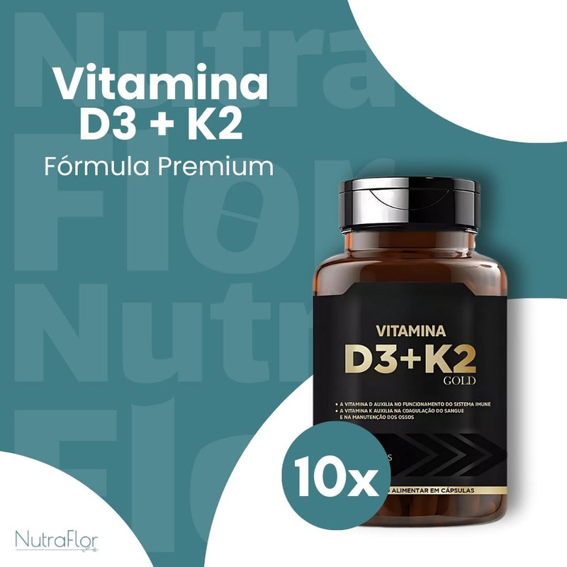 Vitamina D3+K2 Original 60cp - Suplemento Natural - Promoção Exclusiva + Frete Grátis