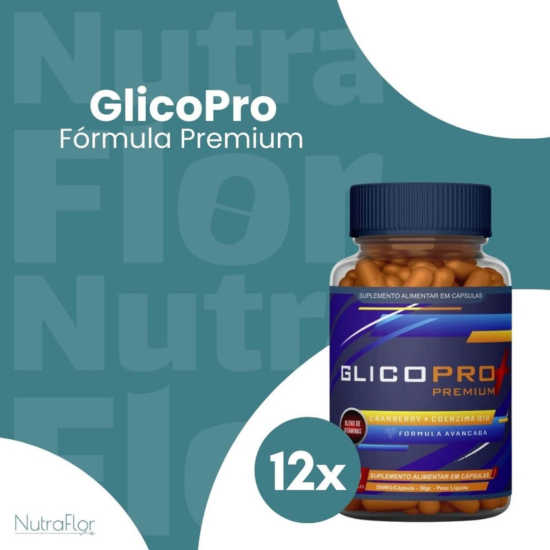 GlicoPro Original 60cp - Suplemento Natural - Promoção Exclusiva + Frete Grátis