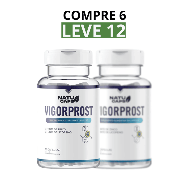 Vigorprost - Fórmula com Nutrientes Selecionados para o Bem-Estar da Próstata
