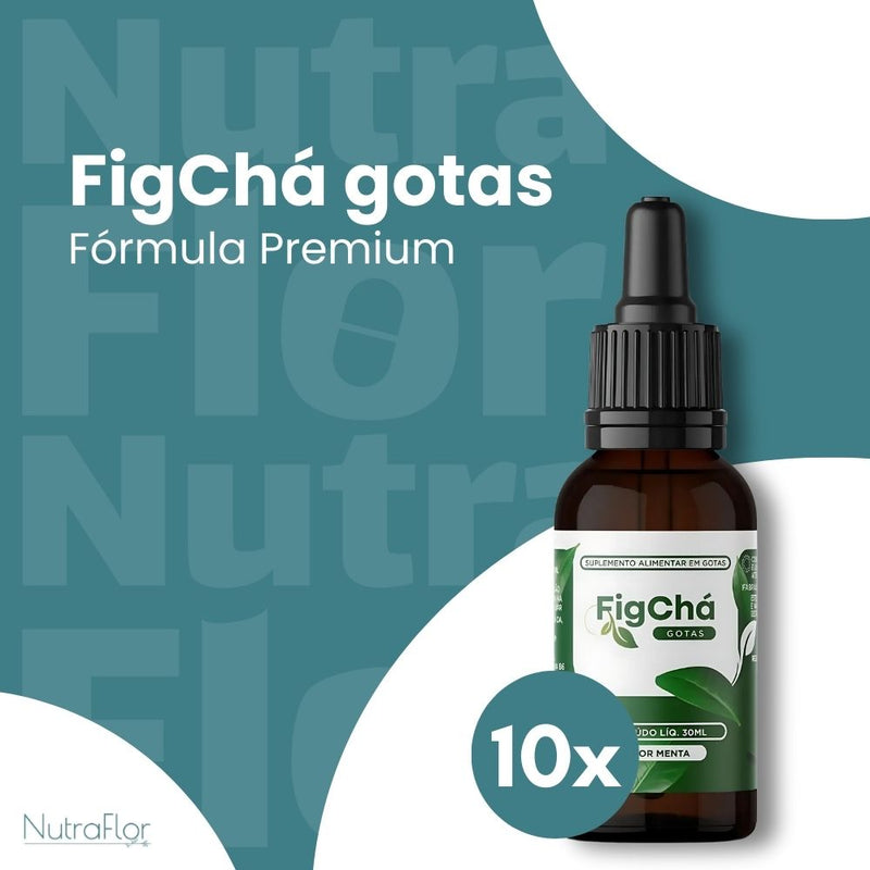FigChá Gotas Original 30ml - Suplemento Natural - Promoção Exclusiva + Frete Grátis