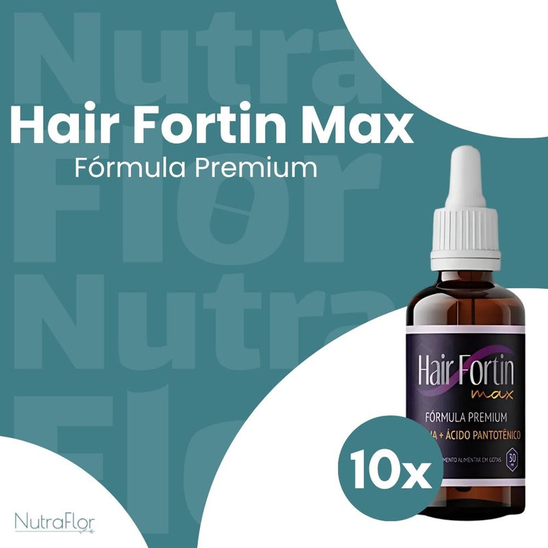 Hair Fortin Max Original 30ml - Suplemento Natural - Promoção Exclusiva + Frete Grátis