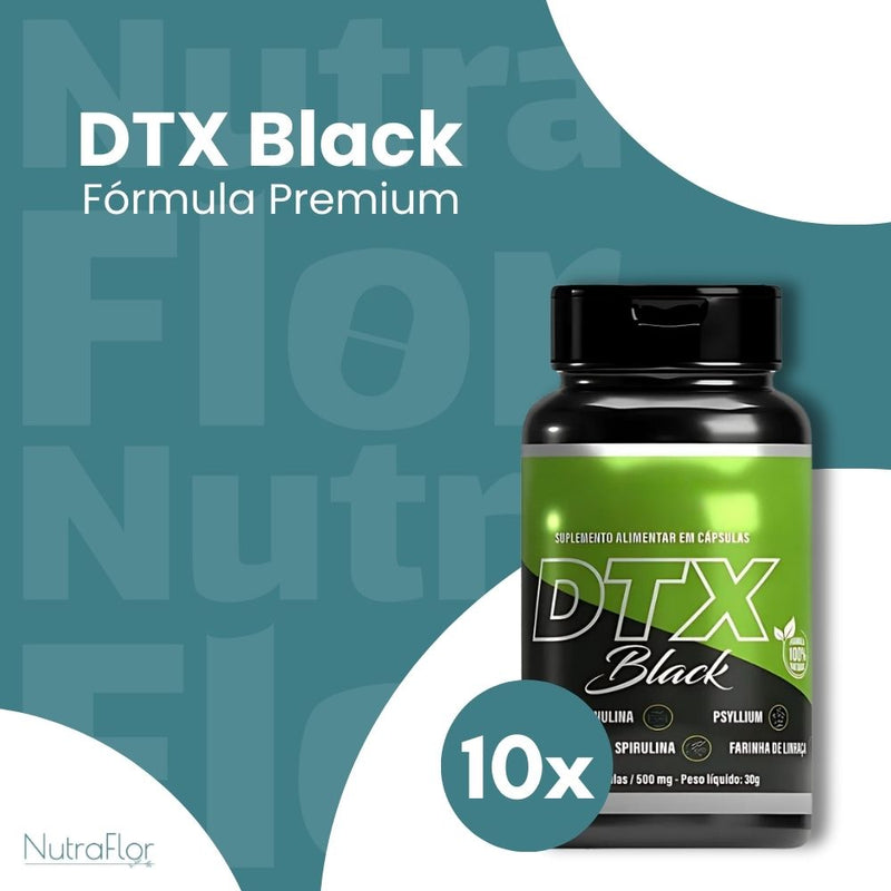 DTX Black Original 60cp - Suplemento Natural - Promoção Exclusiva + Frete Grátis