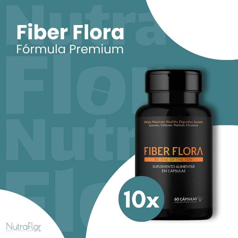 Fiber Flora Original 60cp - Suplemento Natural - Promoção Exclusiva + Frete Grátis