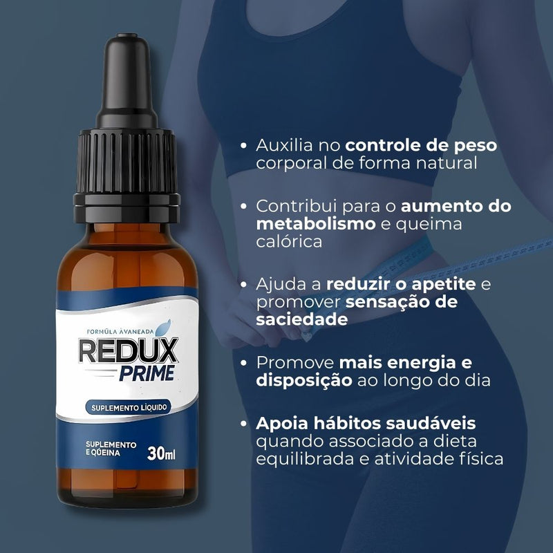 Redux Prime Original 30ml - Suplemento Natural - Promoção Exclusiva + Frete Grátis