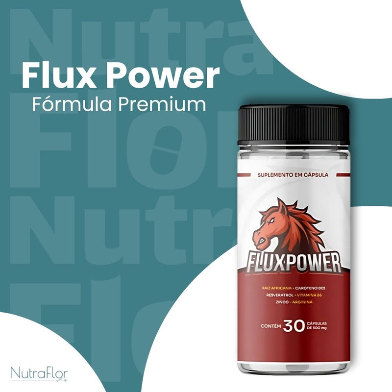 Flux Power Original 30cp - Suplemento Natural - Promoção Exclusiva + Frete Grátis