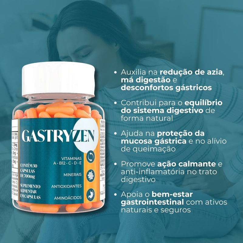 Gastryzen Original 30cp - Suplemento Natural - Promoção Exclusiva + Frete Grátis