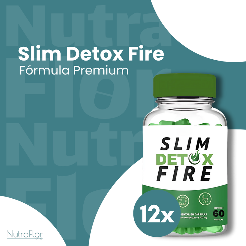 Slim Detox Fire Original 60cp - Suplemento Natural - Promoção Exclusiva + Frete Grátis