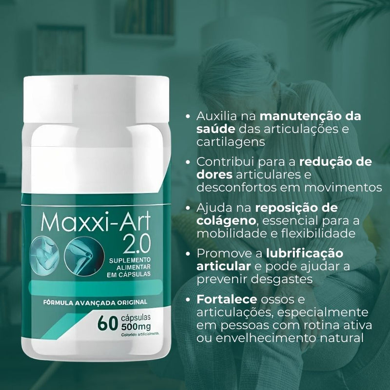 Maxxi-Art Original 60cp - Suplemento Natural - Promoção Exclusiva + Frete Grátis