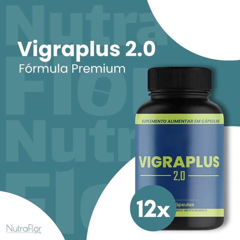 Vigraplus 2.0 Original 60cp - Suplemento Natural - Promoção Exclusiva + Frete Grátis