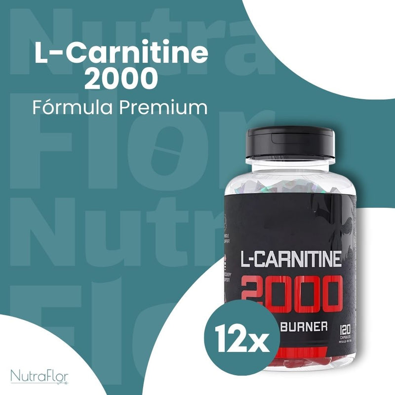 L-Carnitine 2000 Original 120cp - Suplemento Natural - Promoção Exclusiva + Frete Grátis