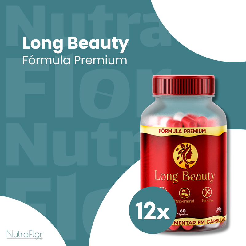 Long Beauty Original 60cp - Suplemento Natural - Promoção Exclusiva + Frete Grátis