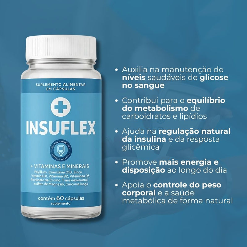 Insuflex Original 60cp - Suplemento Natural - Promoção Exclusiva + Frete Grátis