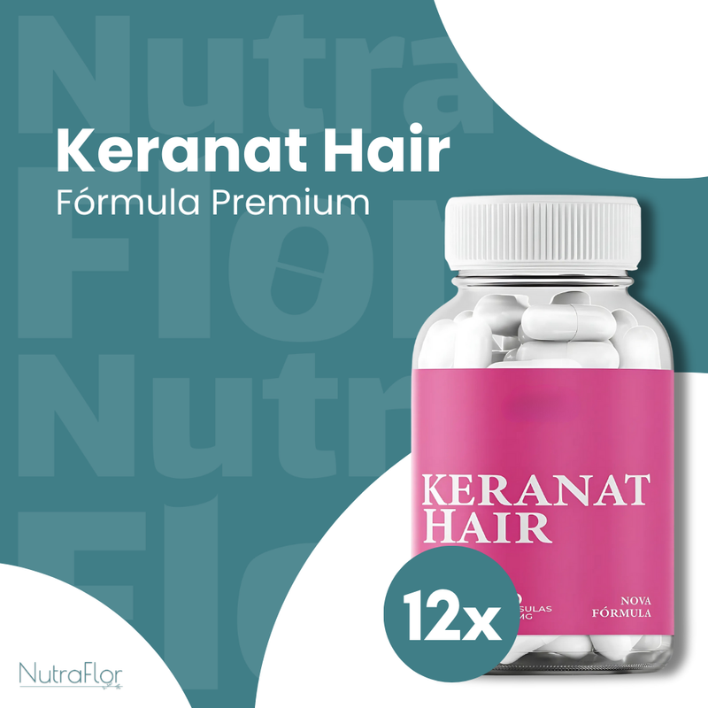 Keranar Hair Original 60cp - Suplemento Natural - Promoção Exclusiva + Frete Grátis
