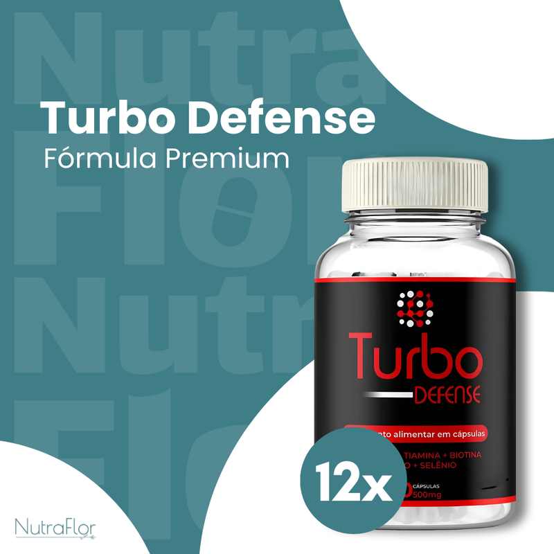 Turbo Defense Original 60cp - Suplemento Natural - Promoção Exclusiva + Frete Grátis
