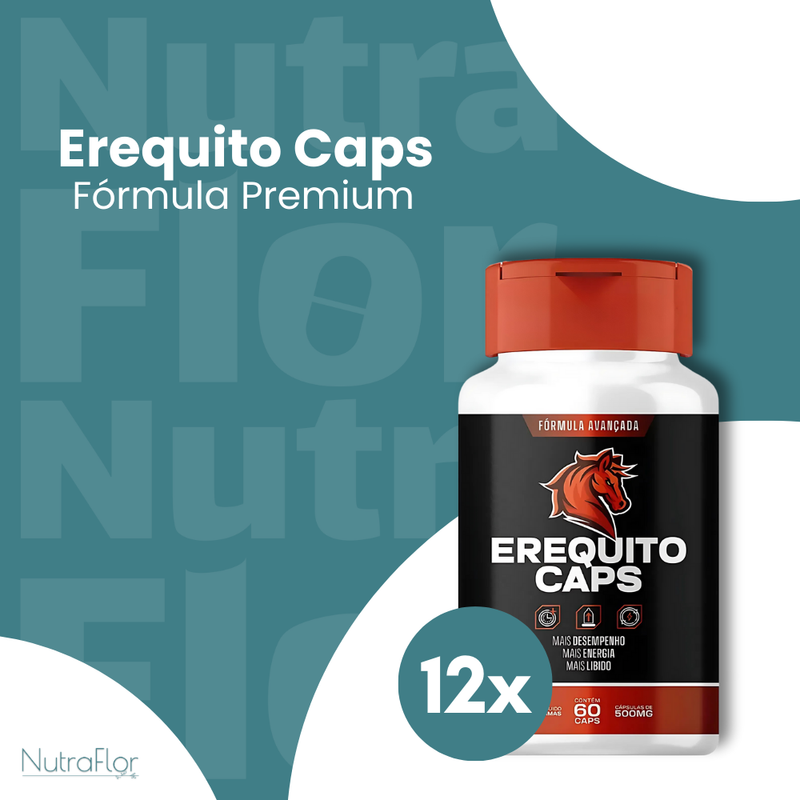 Erequito Caps Original 60cp - Suplemento Natural - Promoção Exclusiva + Frete Grátis