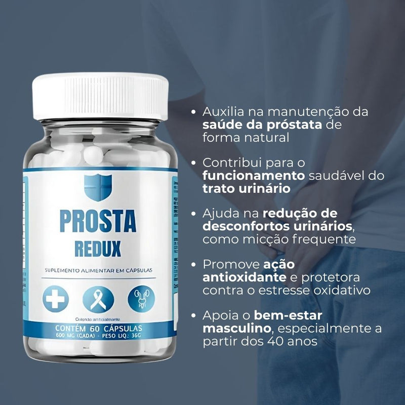 Prosta Redux Original 60cp - Suplemento Natural - Promoção Exclusiva + Frete Grátis