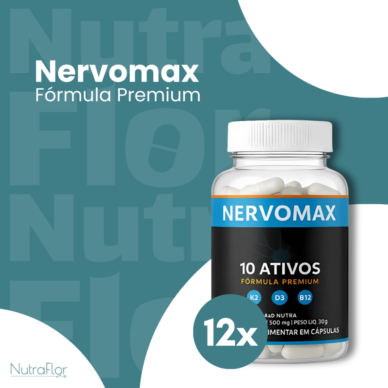 Nervomax Original 60cp - Suplemento Natural - Promoção Exclusiva + Frete Grátis