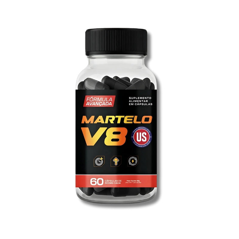 Martelo V8 Original 60cp - Suplemento Natural - Promoção Exclusiva + Frete Grátis