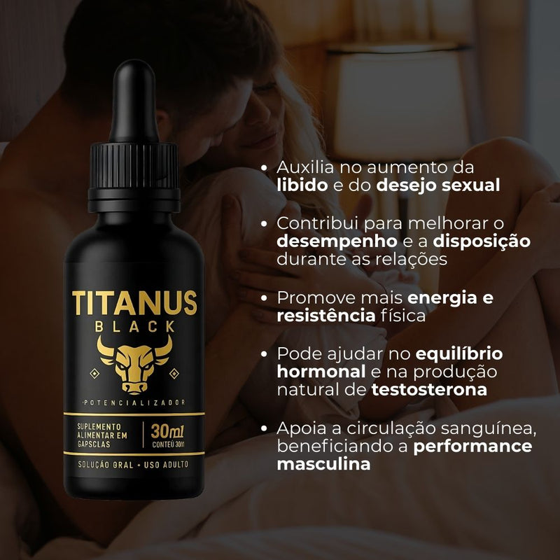 Titanus Black Original 30ml - Suplemento Natural - Promoção Exclusiva + Frete Grátis