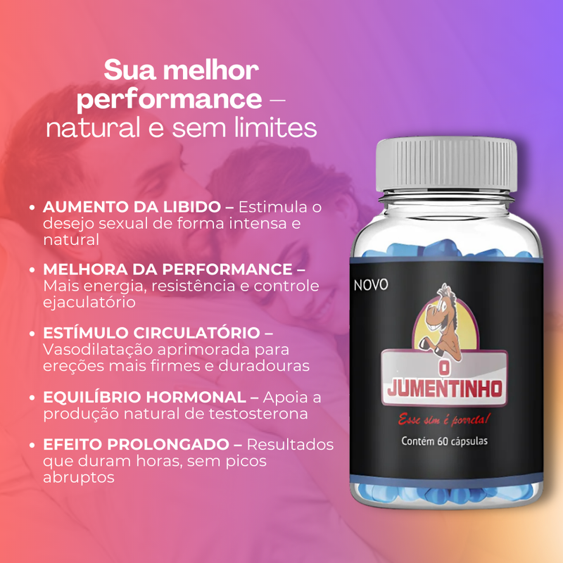 Jumentinho Original 60cp - Suplemento Natural - Promoção Exclusiva + Frete Grátis